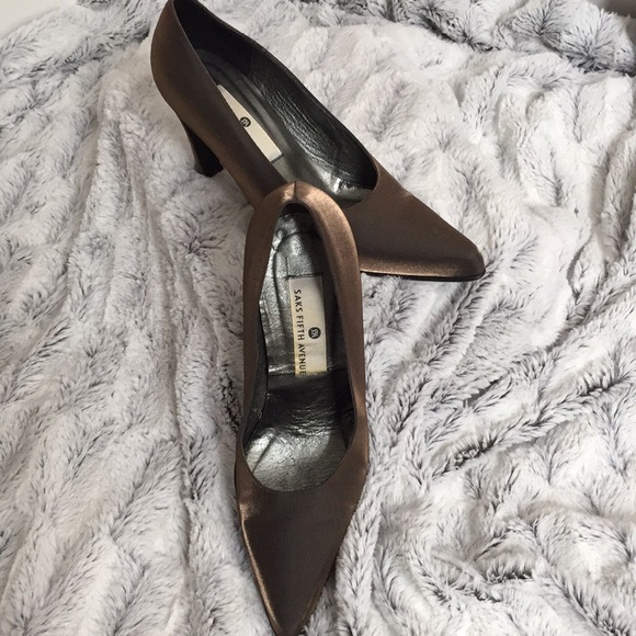Beautiful metallic brown pumps - Picture 1 of 3